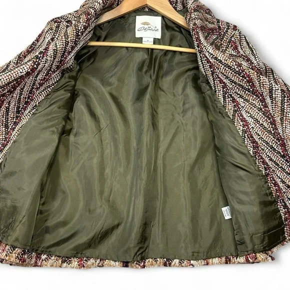 Bob Timberlake Jacquard Boho Moto Jacket (M) - Picture 5 of 12